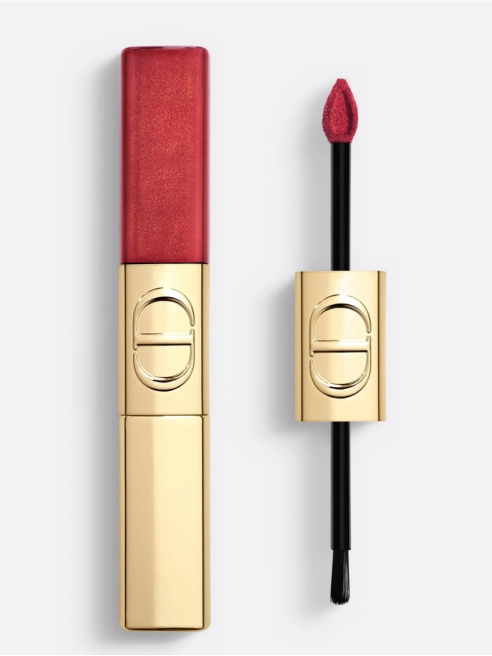 Dior SEQUIN Liquid Lipstick DUO in 720: Spectacular Icone. Orangey Red Rosewood